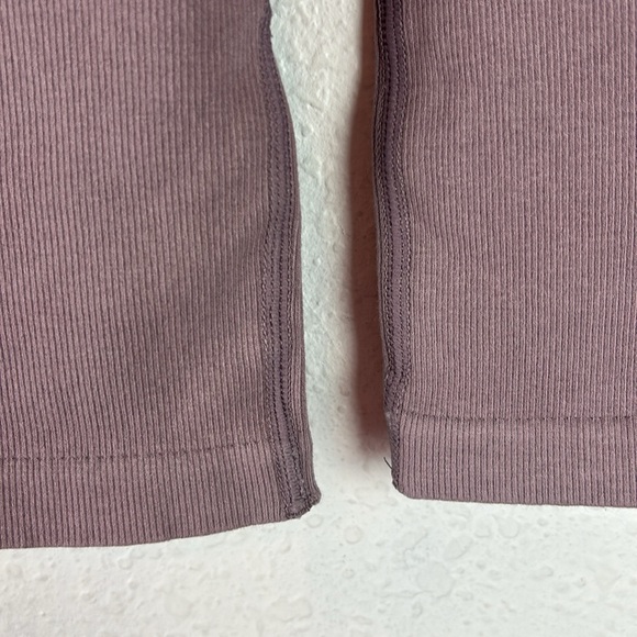 Nwt Everlane The Seamless Bike Shorts Ribbed Purple, Size XS/S - Picture 7 of 10